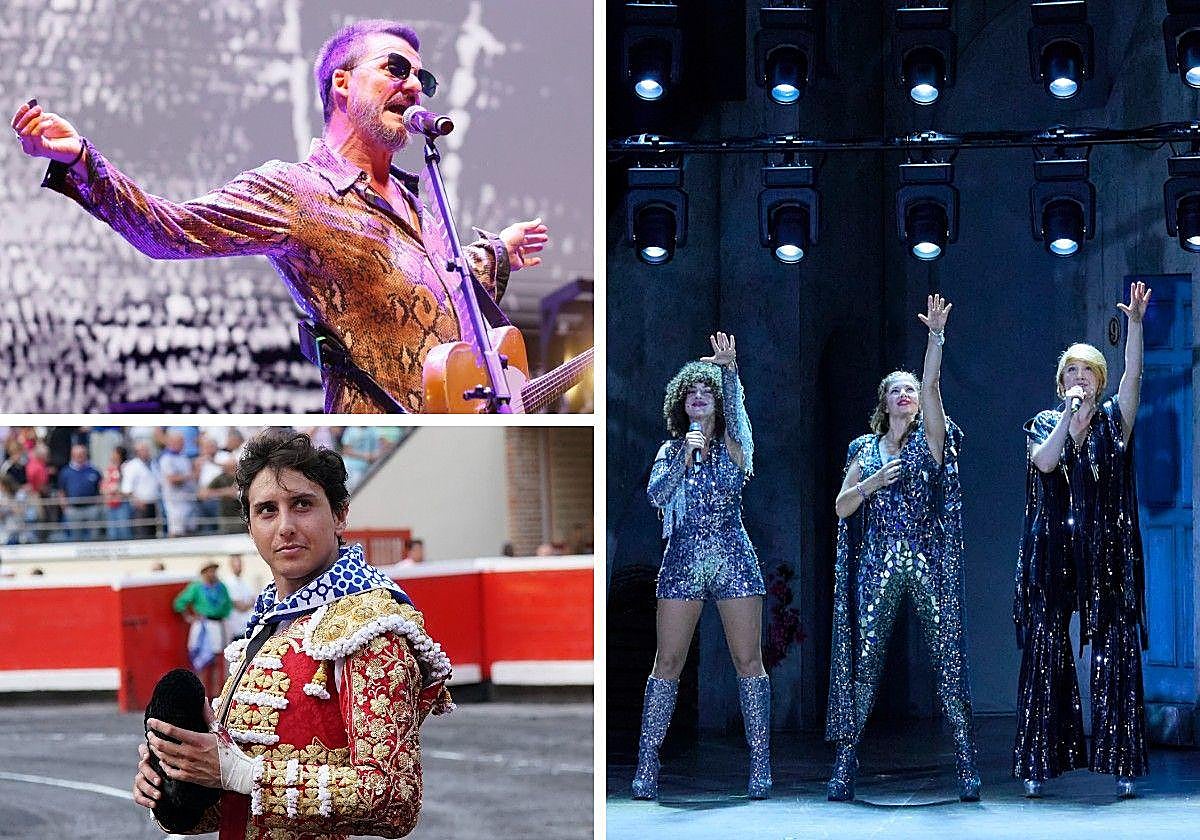 Concierto de Coque Malla, el torero Roca Rey y el musical 'Mamma Mia'.