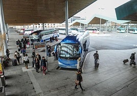 La estación de autobuses era una de las paradas de la ruta de Altube, que se mantendrá con Unibus.