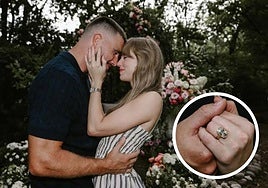 Así es el anillo de compromiso de Taylor Swift: una pieza única de inspiración vintage