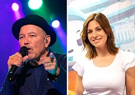 El cantante y actor Rubén Blades y Leire Martínez, en solitario tras su marcha de La Oreja de Van Gogh.