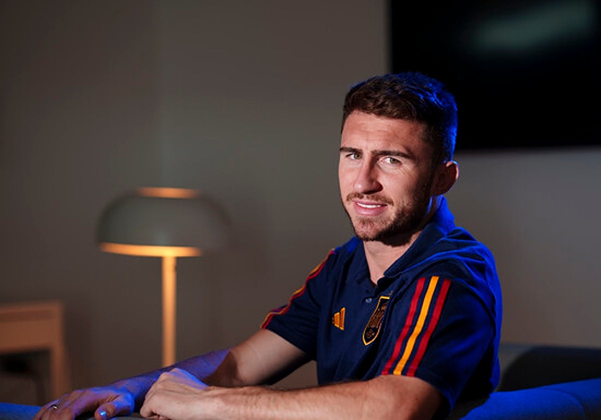 Aymeric Laporte posa para EL CORREO en octubre de 2023.