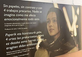 Las fotografias cuentan la historia de seis mujeres migrantes.