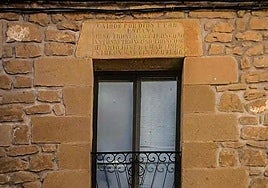 La fachada de la polémica en Balos de Ebro.