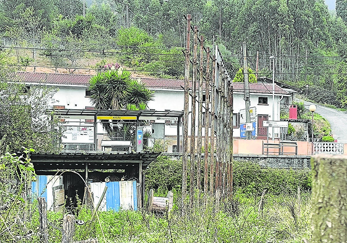 Imagen de la zona de Güeñes en la que un individuo abusó sexualmente de un poni