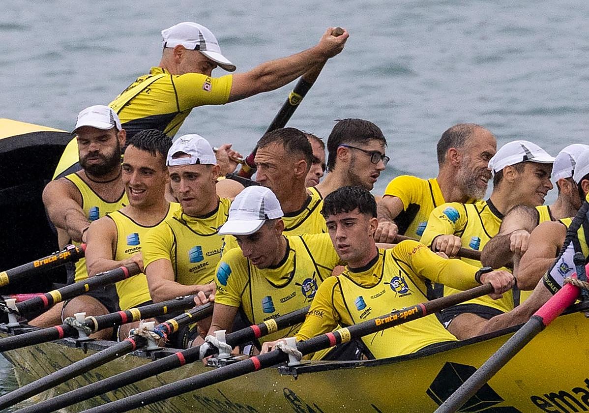 Portugalete quedó descolgada de la lucha por la victoria desde el primer largo.
