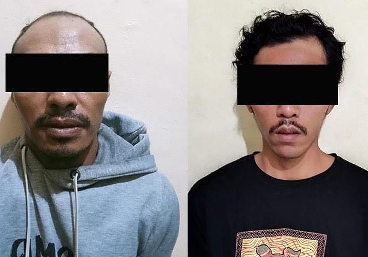 Los dos hombres arrestados acusados de asesinar a Matilde Muñoz.