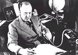 El escritor estadounidense Edgar Rice Burroughs.