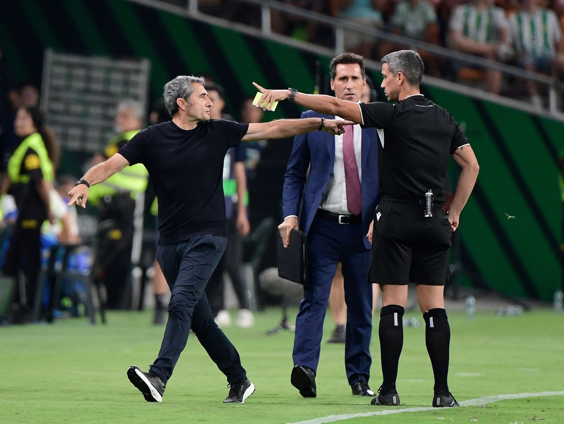 Valverde, tras su roja: «Ha sido por mis aspavientos, pero con una amarilla lo hubiera solventado»