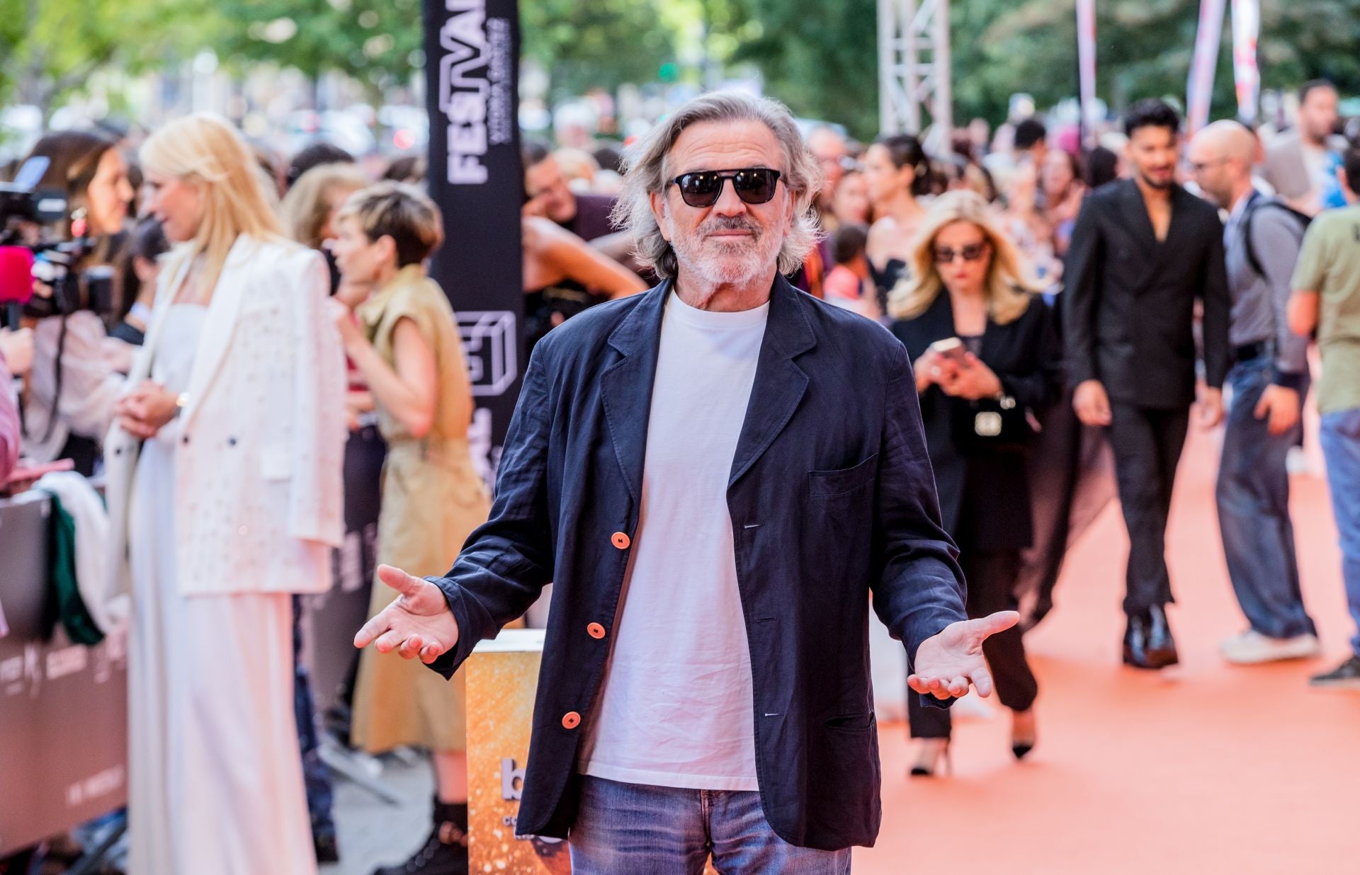 Los protagonistas de &#039;Bailando con las estrellas&#039; en la alfombra naranja