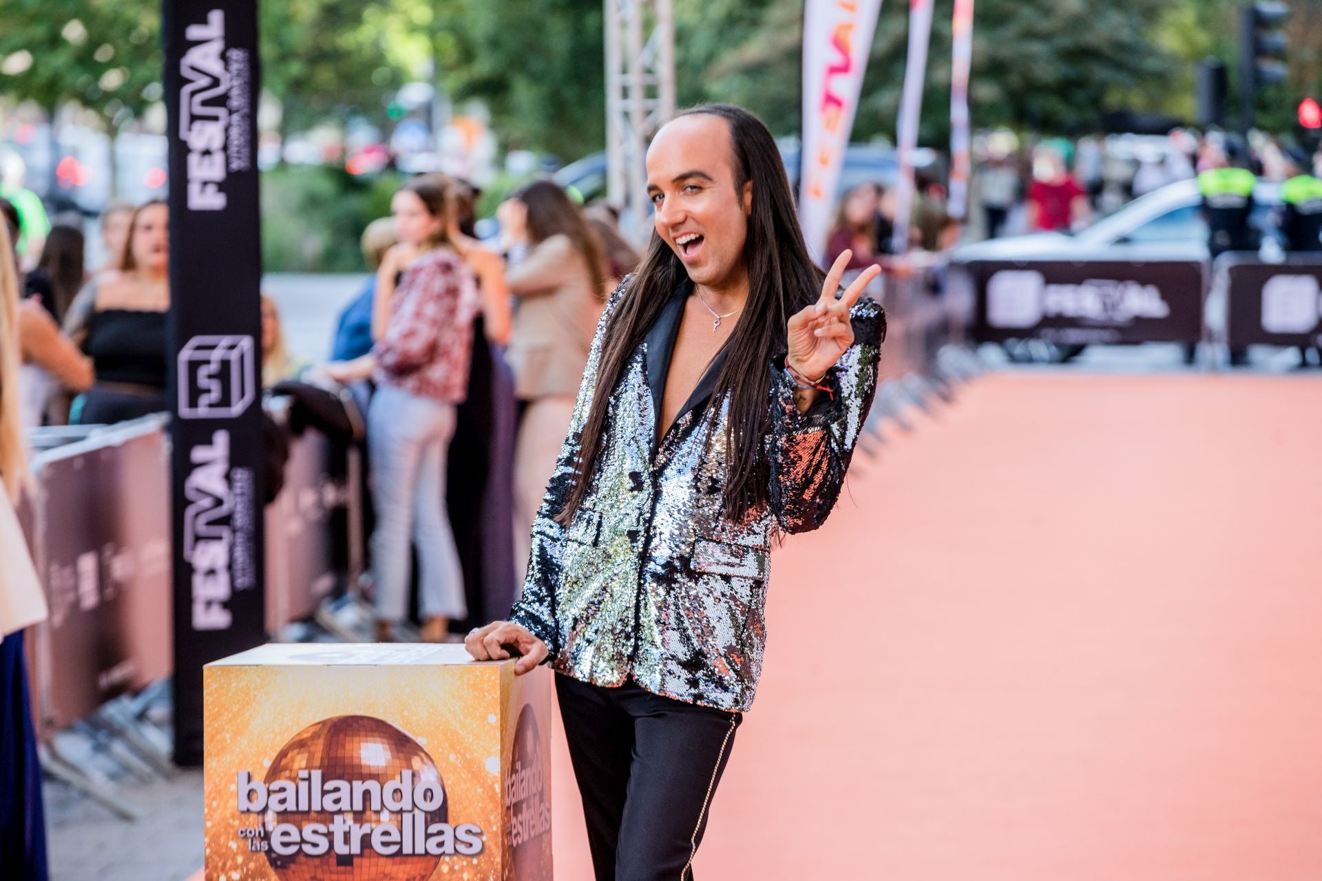 Los protagonistas de &#039;Bailando con las estrellas&#039; en la alfombra naranja