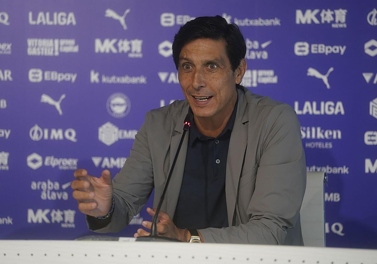 Sergio Fernández, en rueda de prensa.