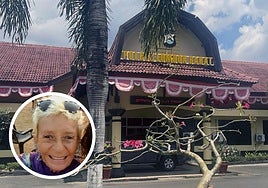 La comisaría de Senggigi, en Lombok.