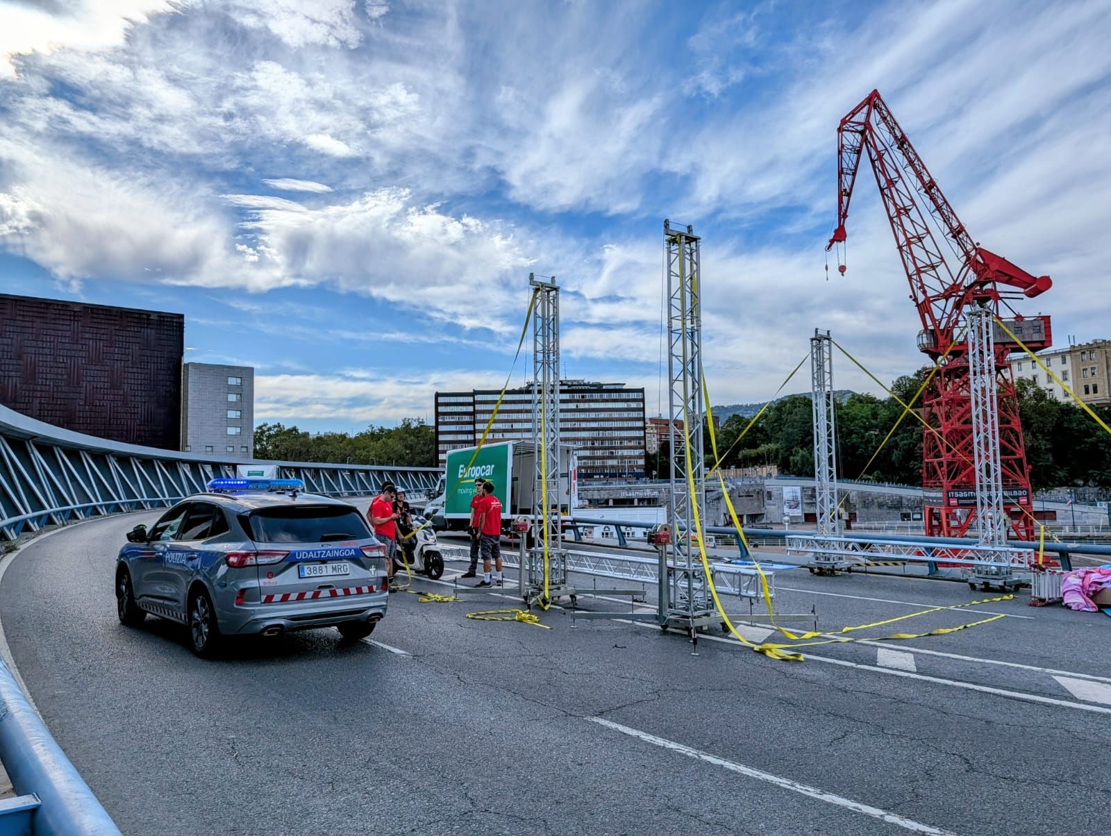 La Vuelta se deja sentir en las calles de Bilbao