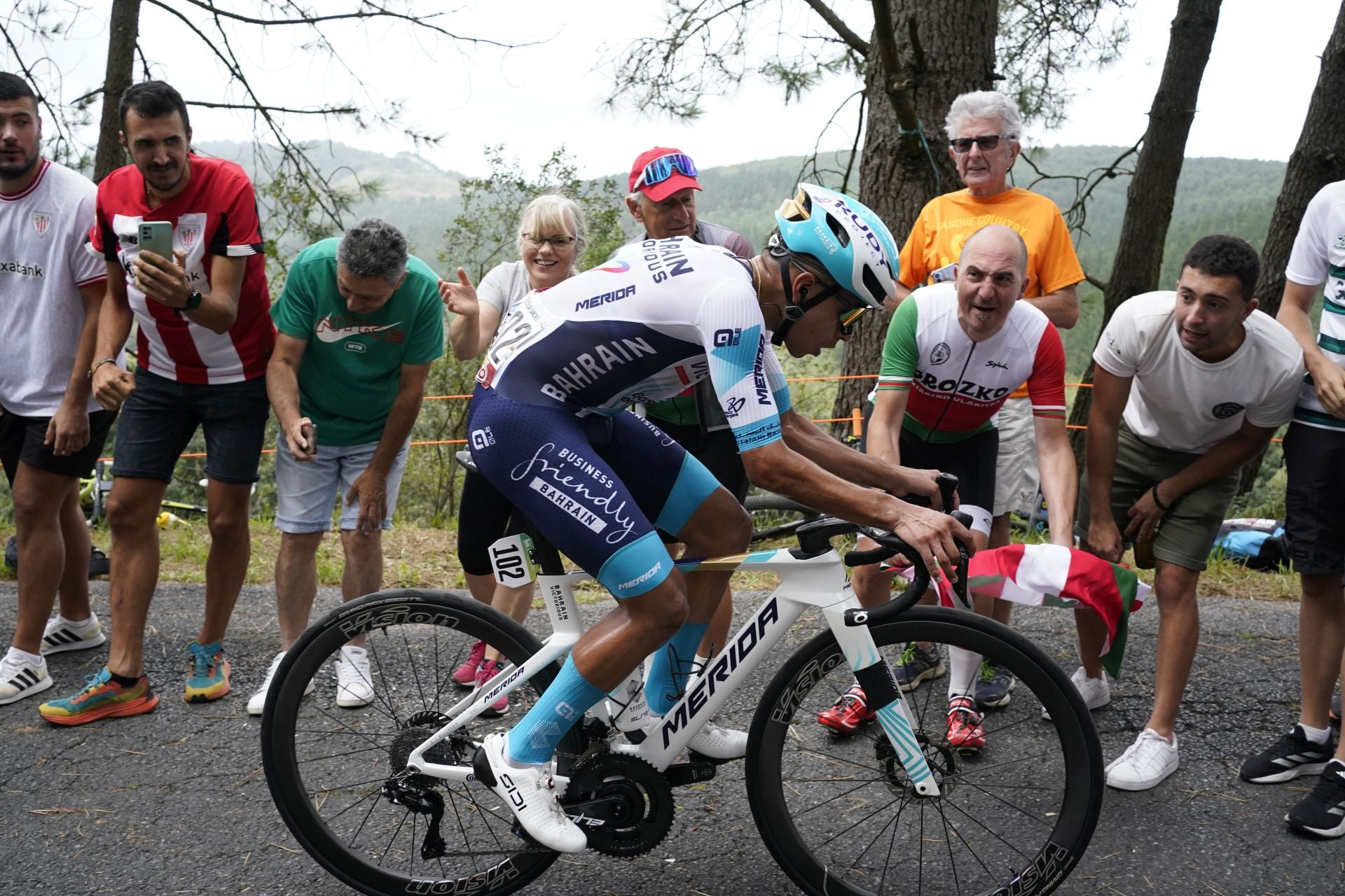 El espectacular recorrido de La Vuelta en Bizkaia
