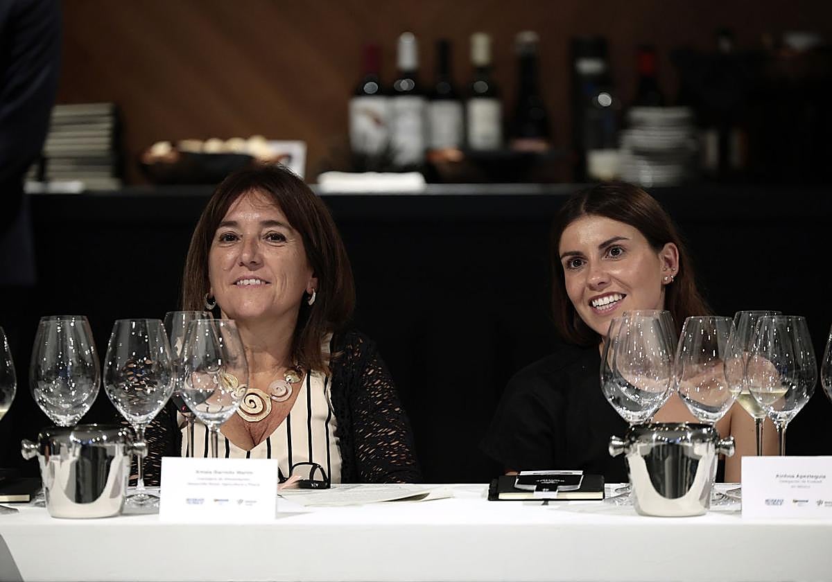 Amaia Barredo, durante uno de los actos organizados por la delegación vasca en México.