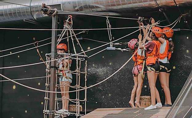 Bizkaia Park Abentura ofrece diversión a cubierto.