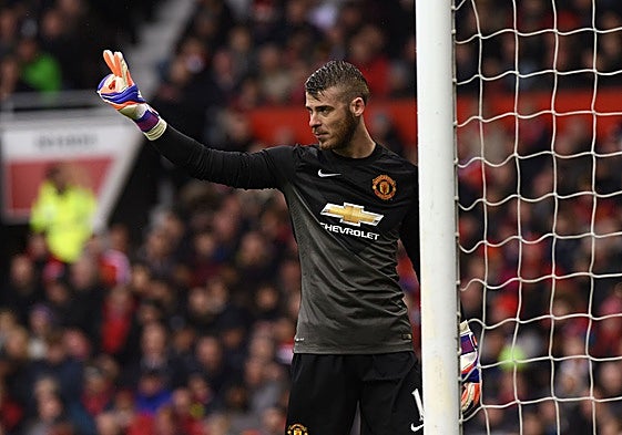 De Gea vio frustrada su marcha al Real Madrid en 2015.