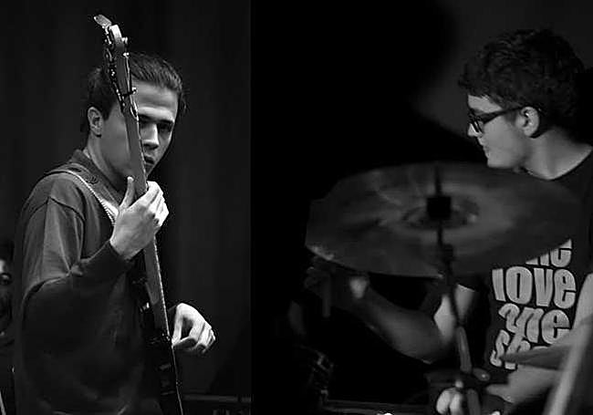 Mateo Cuevas (bajo) y Mikel Apellániz (batería).