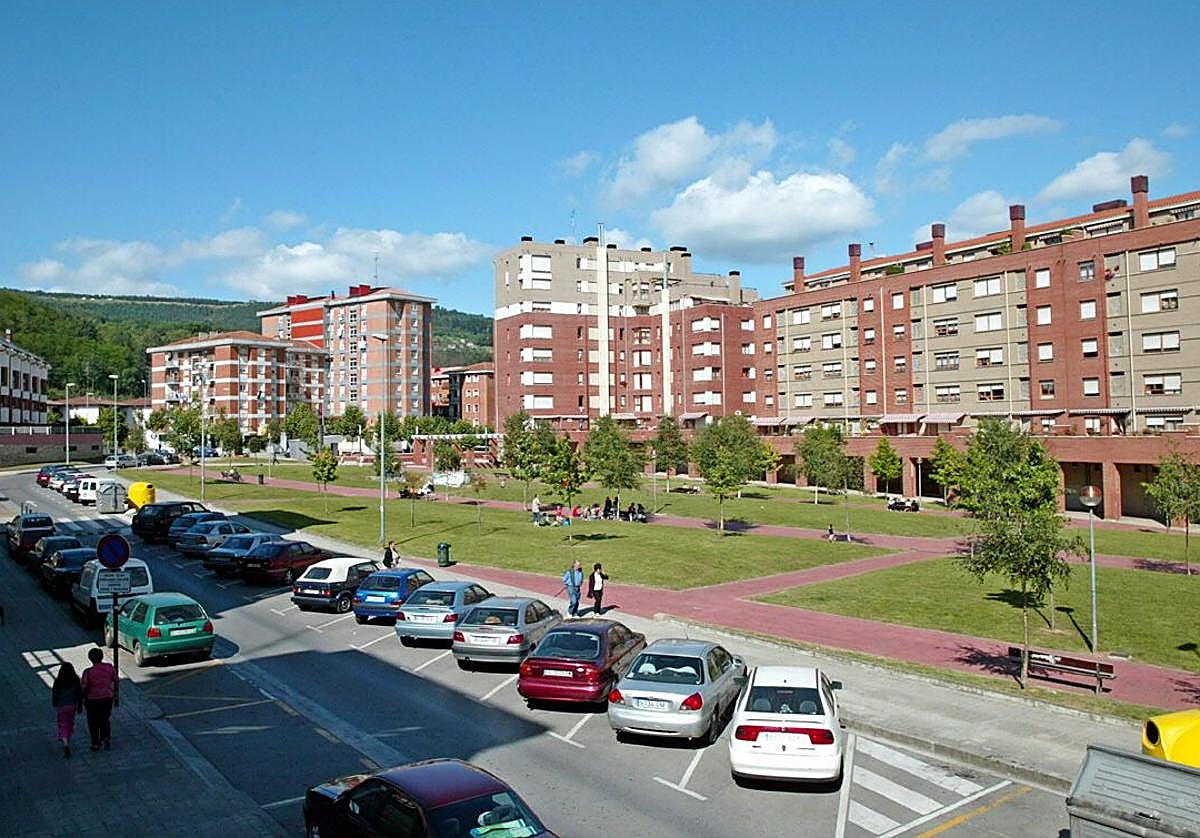 Vista del parque de Urreta de Galdakao.