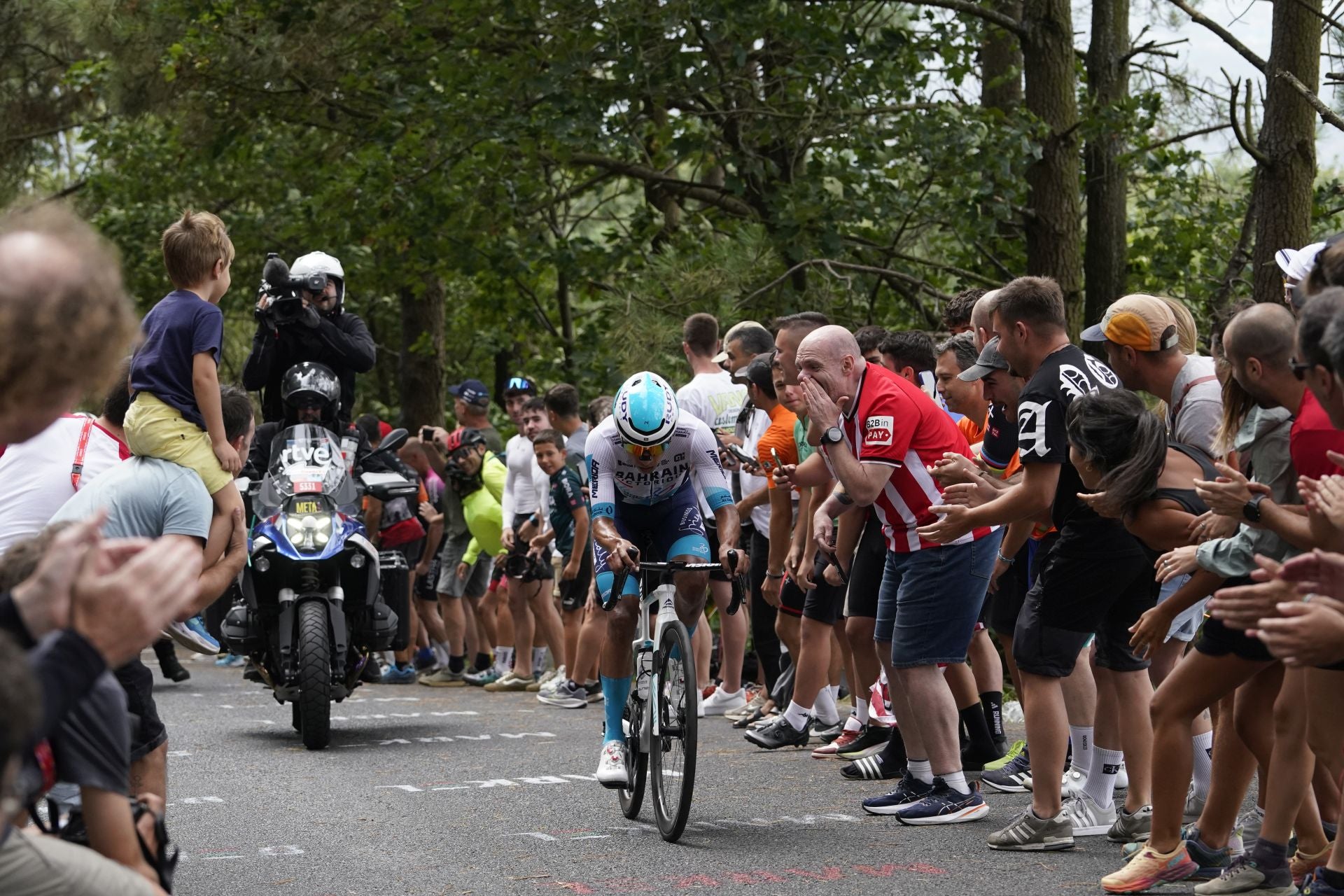 El espectacular recorrido de La Vuelta en Bizkaia