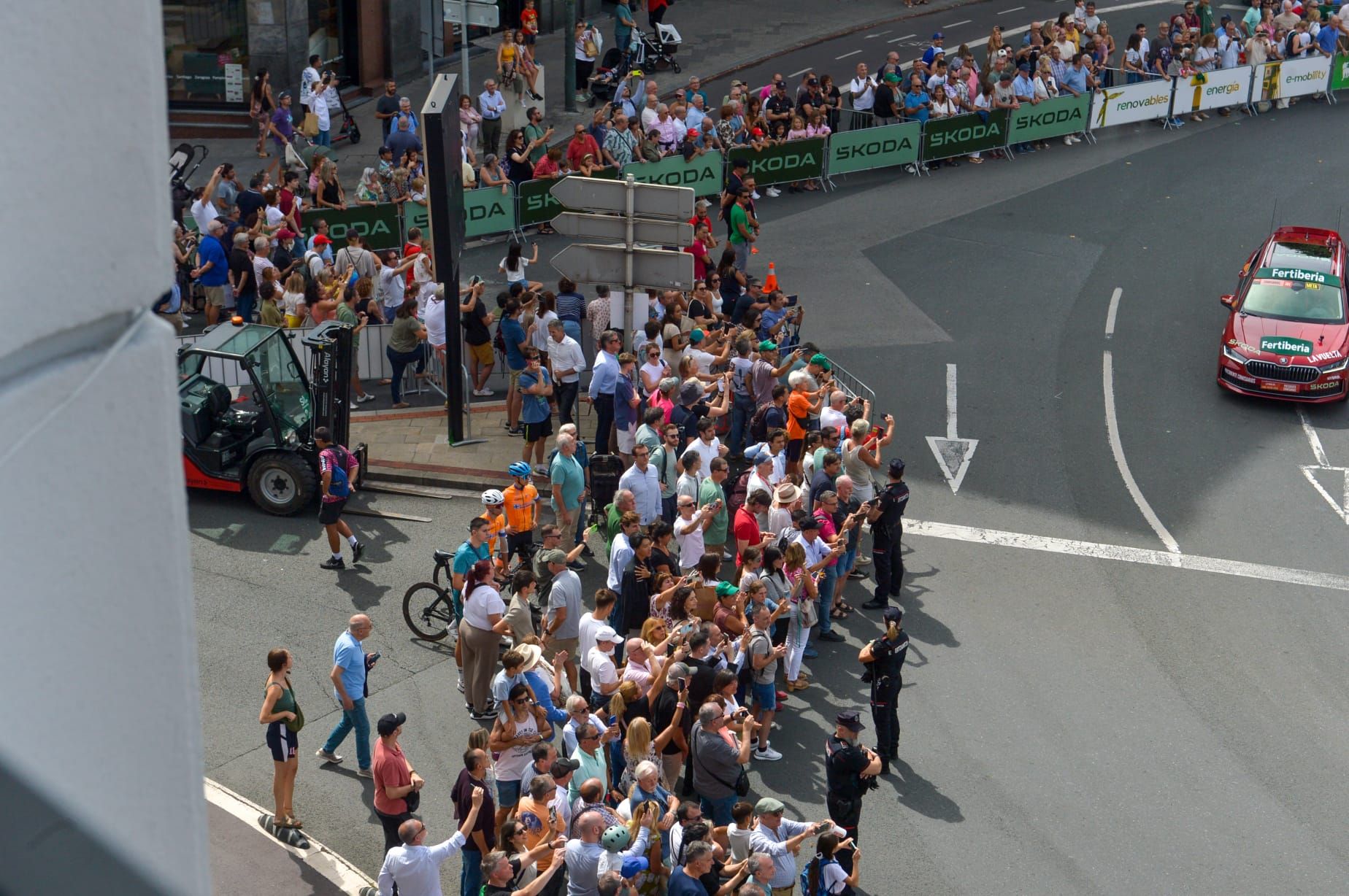 El espectacular recorrido de La Vuelta en Bizkaia