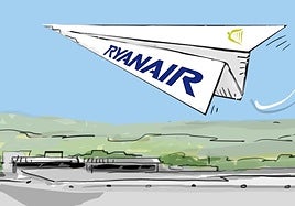 La viñeta de Cerrajería sobre los recortes de Ryanair en Foronda