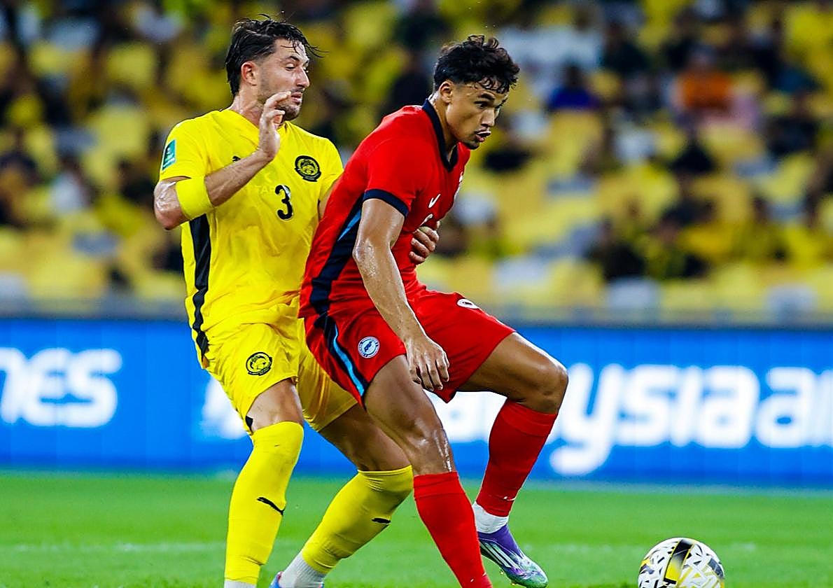 Facundo Garcés, frente a Singapur.