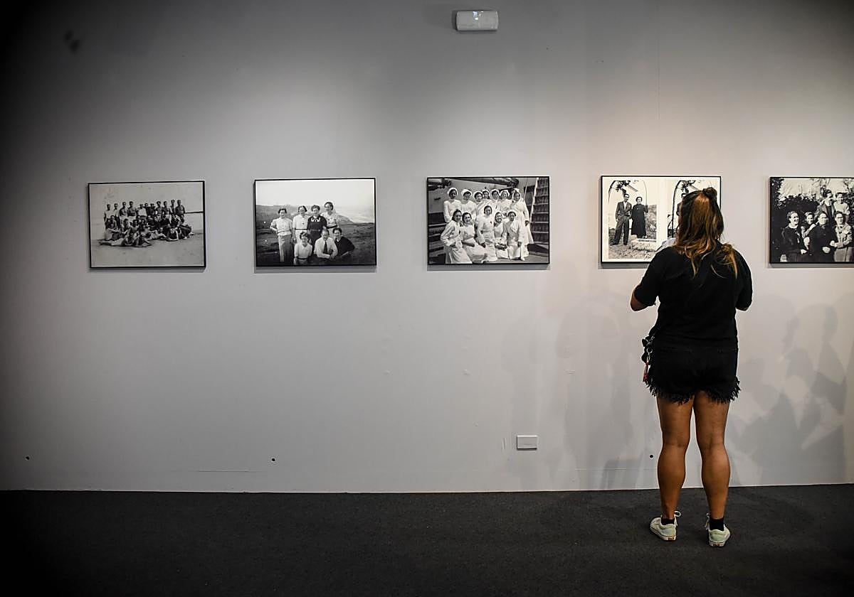 Exposición 'Odisea 1937', en la sede de las Juntas Generales de Bizkaia.