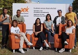 AEKko arduradunak, Gasteizko Zadorra AEK euskaltegian.