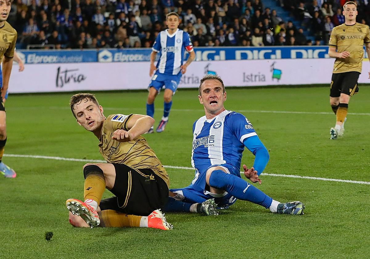 Kike García, durante un partido de la pasada temporada.