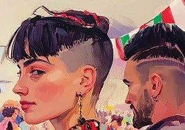 Cartel de la feria de Angosto.