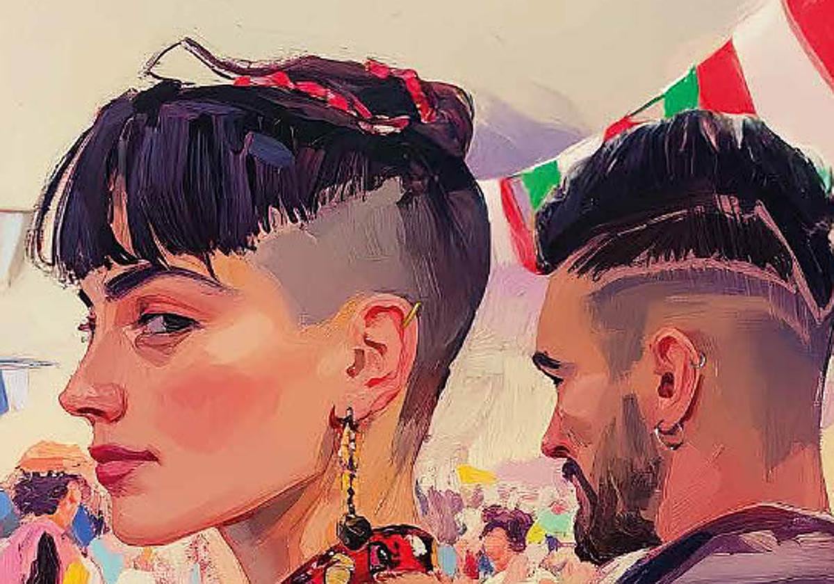 Cartel de la feria de Angosto.