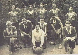 Un equipo infantil de Corazonistas de Vitoria.