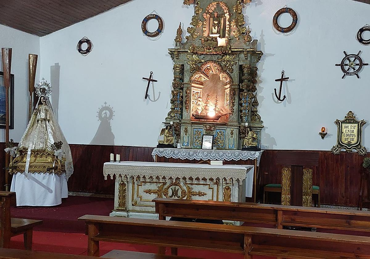 El templo está fumigado a causa de las termitas que dañaron el coro, pero necesita varias reparaciones.