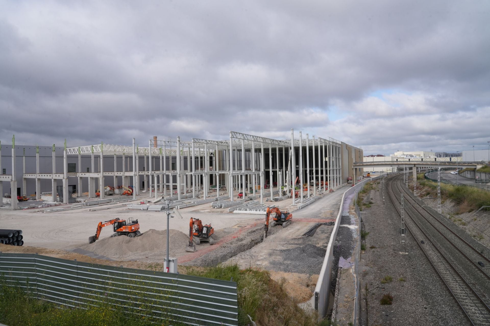 Vista de las obras de Mercedes.