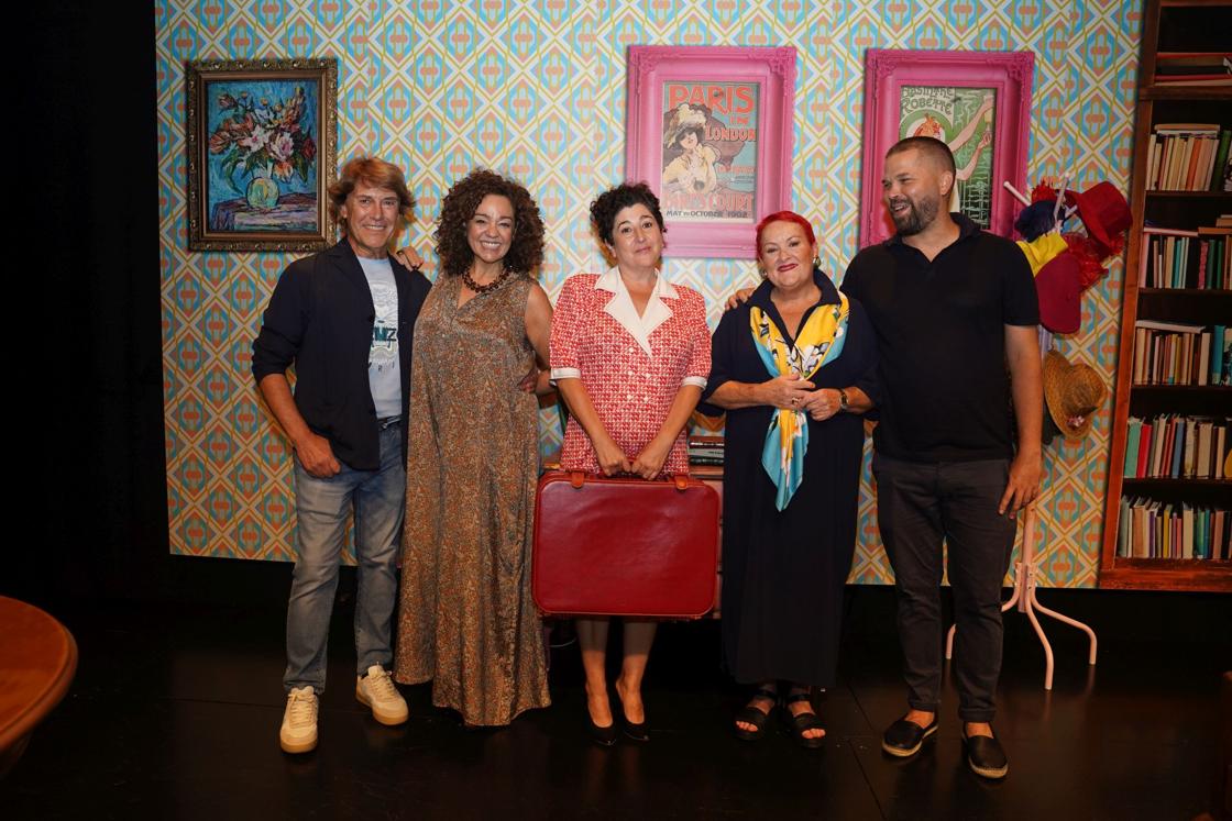 Jon Marín, Gurutze Beitia, Gemma Martínez, Karmele Larrañaga y Borja Elorza.