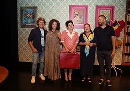 Jon Marín, Gurutze Beitia, Gemma Martínez, Karmele Larrañaga y Borja Elorza.