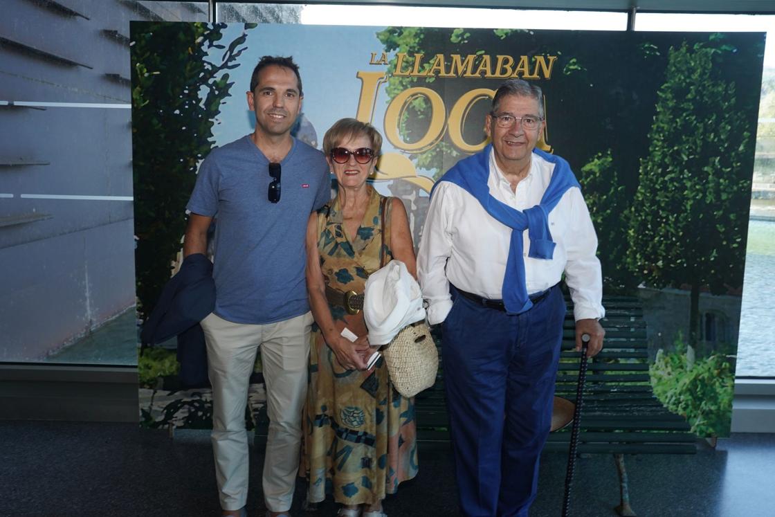 Borja Ugarte, Sagrario Noain y Fernando Ugarte.