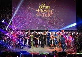 Los premiados se fotografían juntos tras la gala.