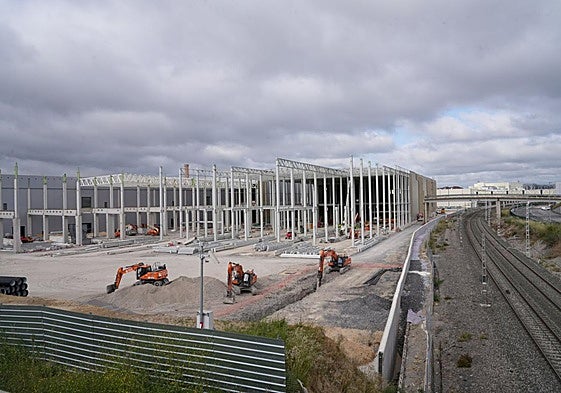 Vista de las obras de Mercedes.