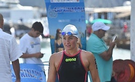 La nadadora Andrea de la Hera, que revela que «entrar en este top 5 es una manera increíble de cerrar la temporada».