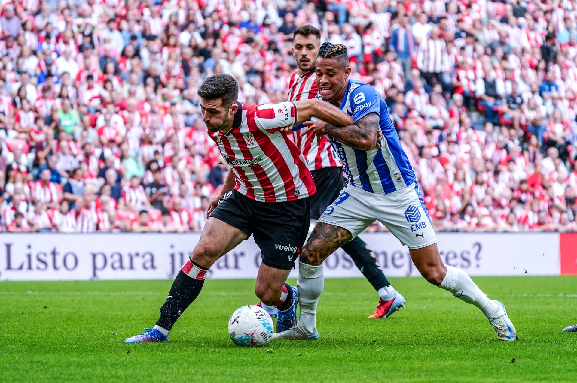 Las mejores imágenes del derbi entre Athletic y Alavés