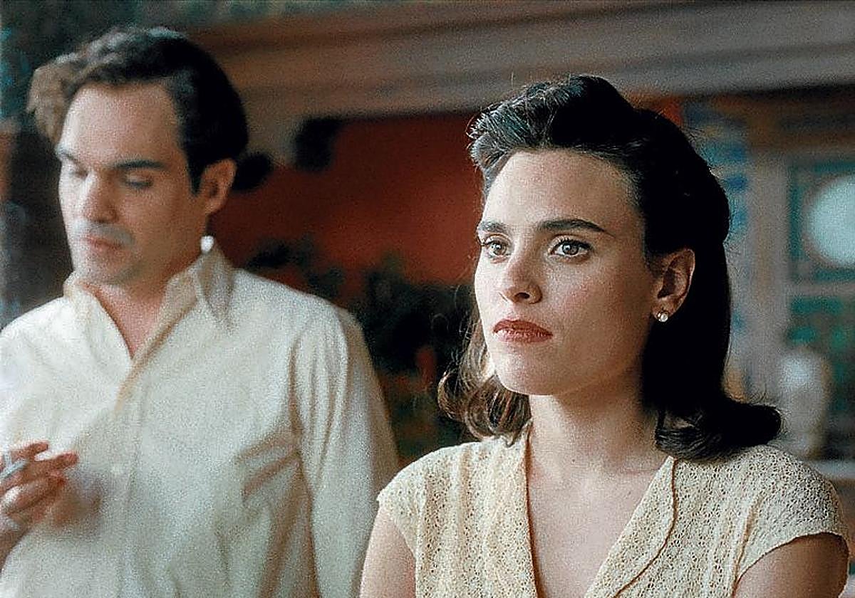 Eneko Sagardoy y Jone Laspiur en 'Karmele'.