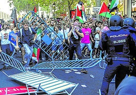 Los disturbios que han obligado a suspender la última etapa de La Vuelta