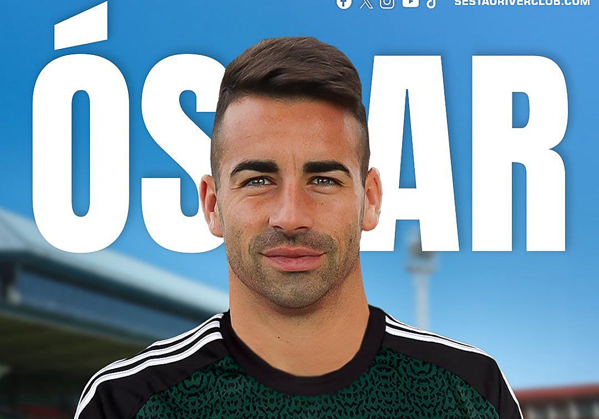 Óscar Fernández es el segundo fichaje que anuncia el Sestao River hoy.