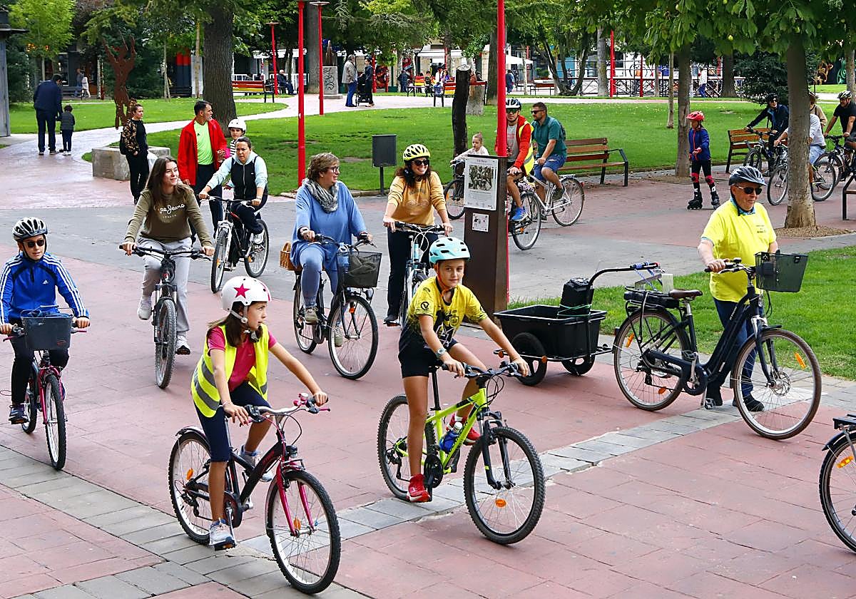 Amorebieta busca promover el uso de la bicicleta.