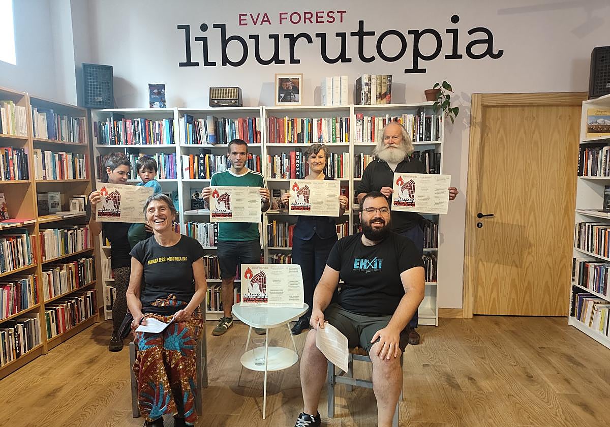 Presentación del ciclo contra el racismo en Eva Forest Liburutopia