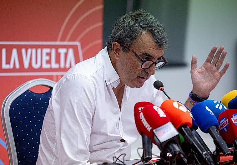 Rueda de prensa de Javier Guillén, director de La Vuelta