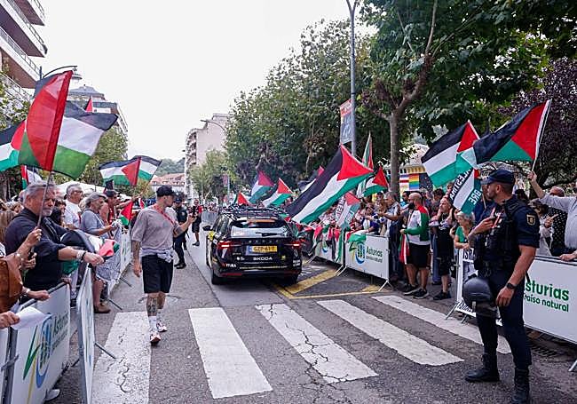 Así estaba la salida en Laredo.