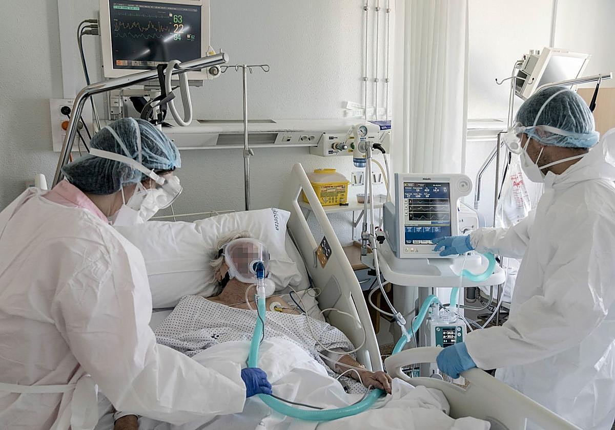 Imagen archiva a esta información de una unidad de cuidados respiratorios.